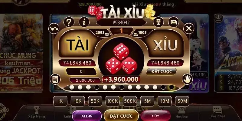 Top những thế mạnh đầy ấn tượng của siêu phẩm Tài Xỉu